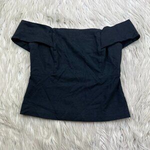 Anthropologie - Deletta Women's Cropped Off The Shoulder Top